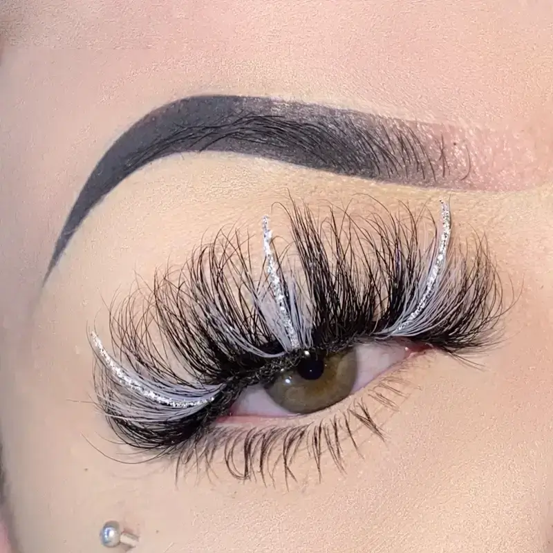 Mist glitter eyelashes