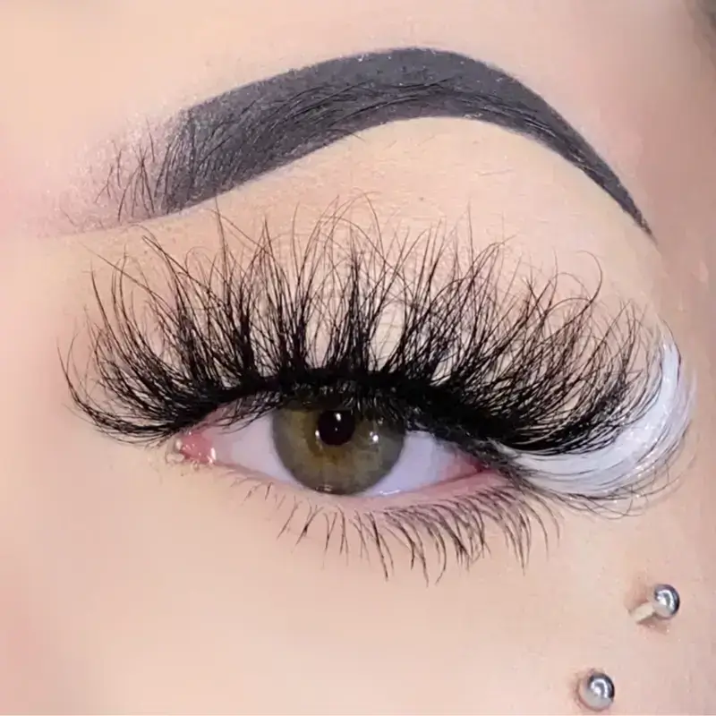 Ivory color eyelashes