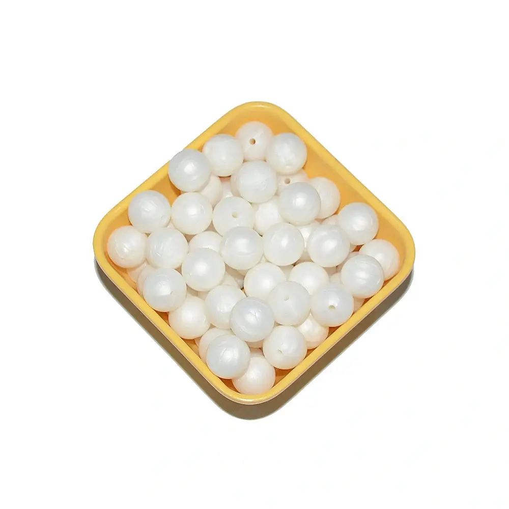 12mm Round - Imitation pearl color