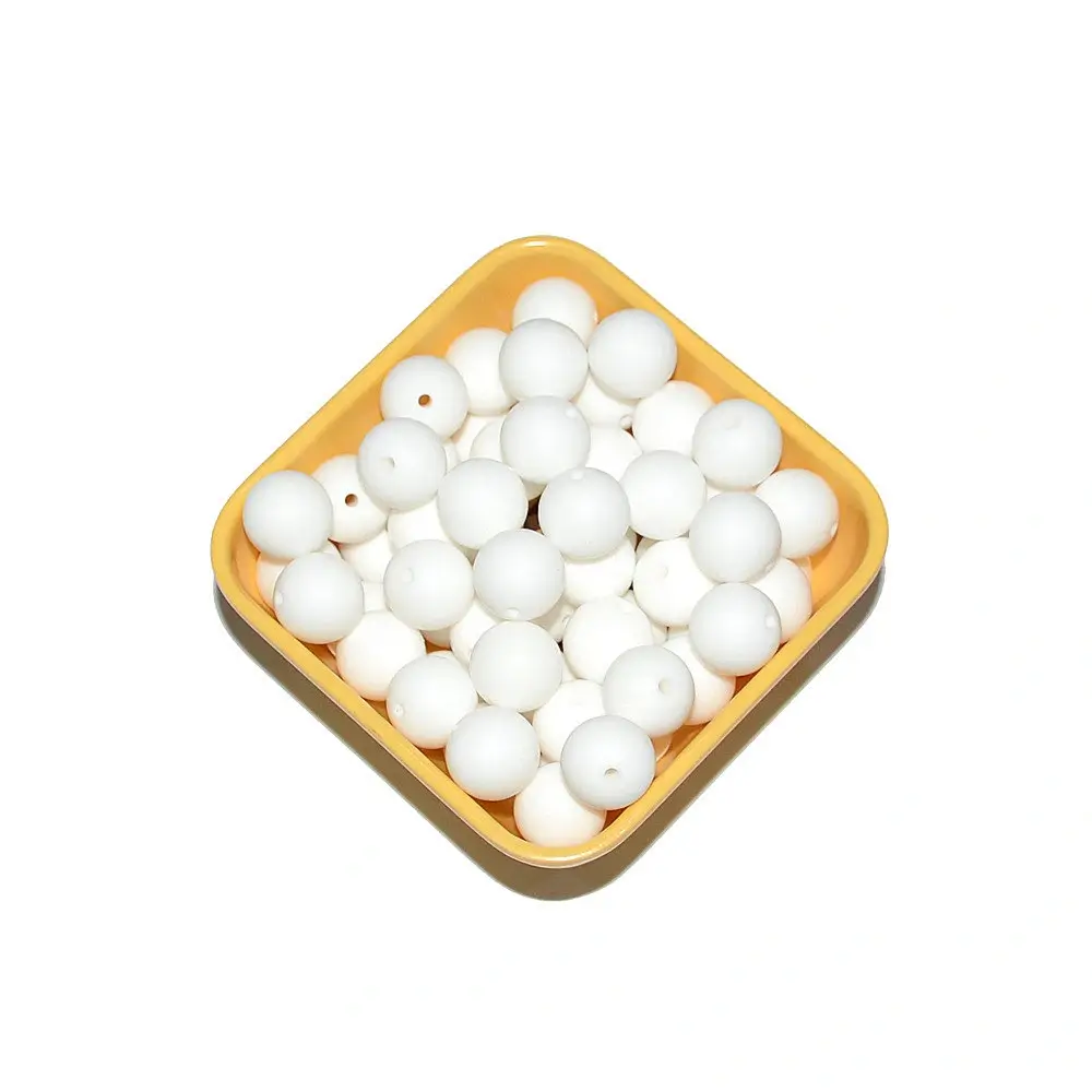 12mm Round - Pure white