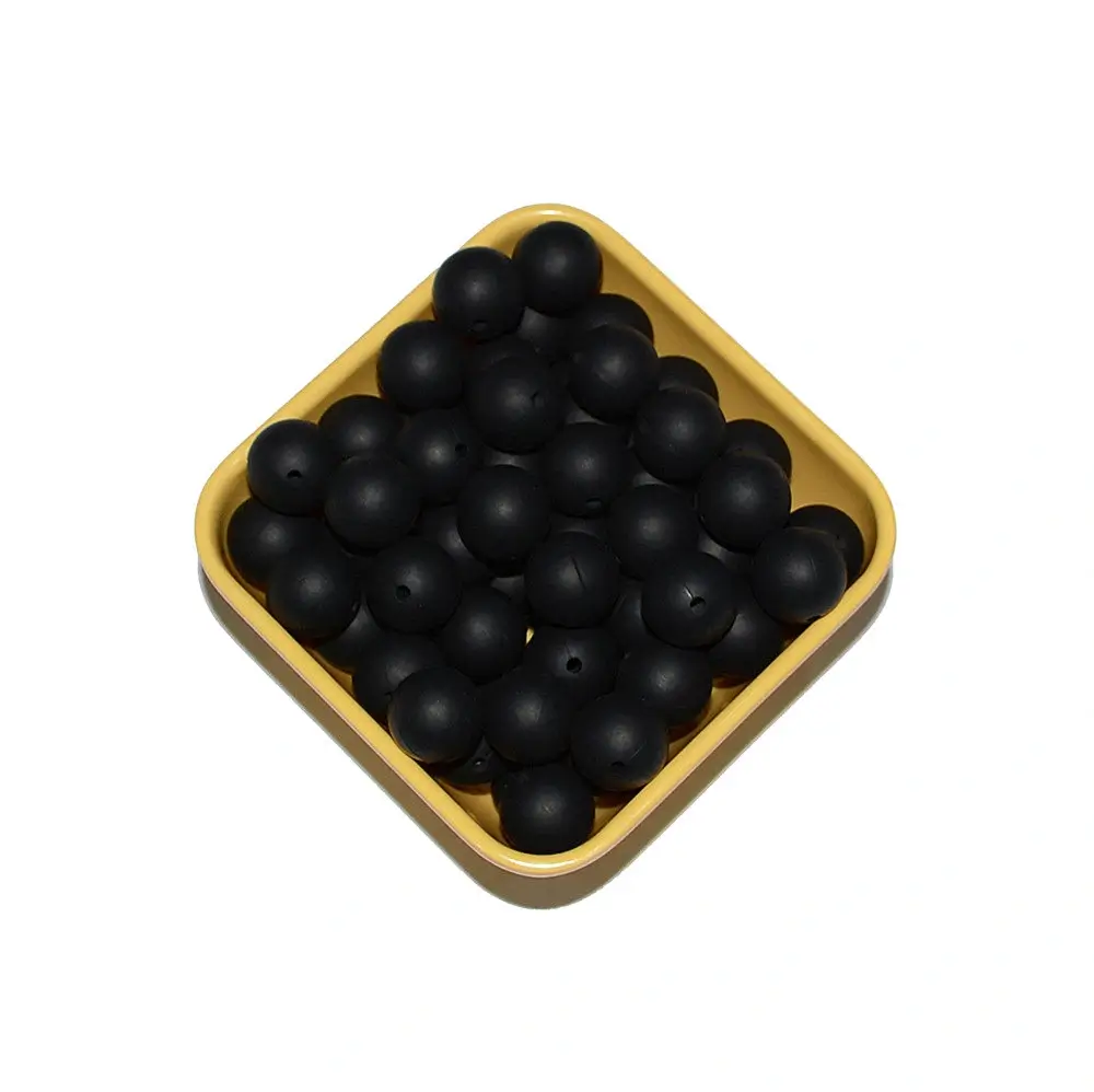 12mm Round - black