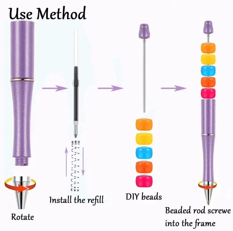 Beadable Pens Use Method