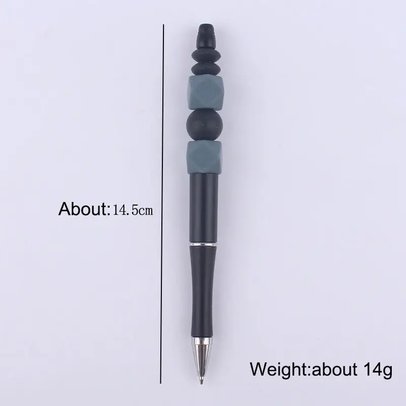 DIY silicone beads clash color bead pen SIZE DIY silicone beads clash color bead pen SIZE