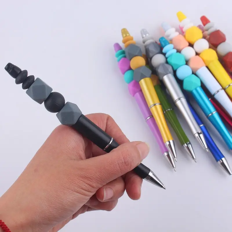 DIY silicone beads clash color bead pen USE DIY silicone beads clash color bead pen USE